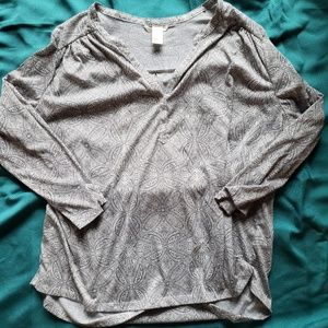H&M Cotton Printed Henley